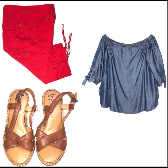 BROWN WEDGE SANDALS - Picture 7 of 7